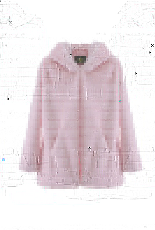 Pink Long Fluffy Coat