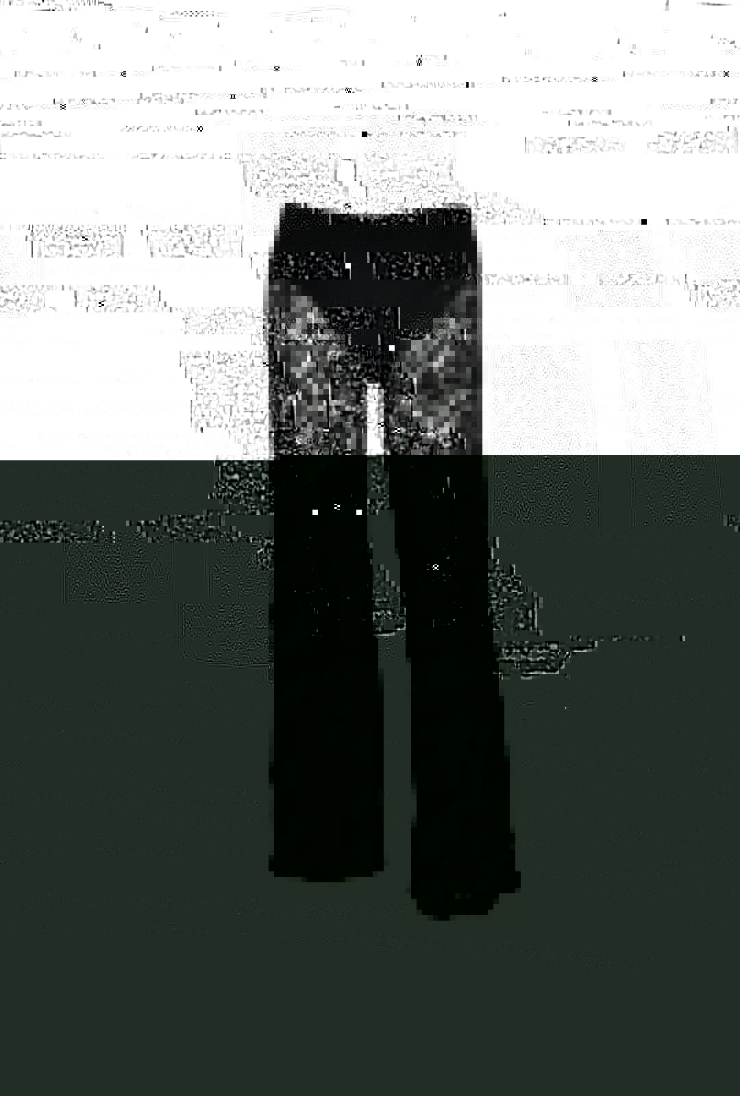 Black Lace Straight Leg Pant